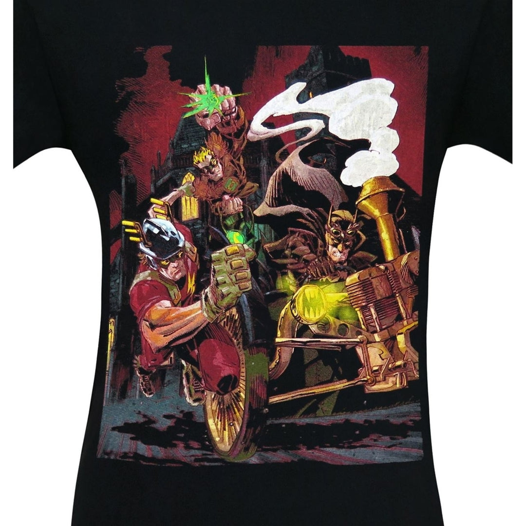 Earth-2 20 Steampunk Variant Cover Mens T-Shirt Image 2