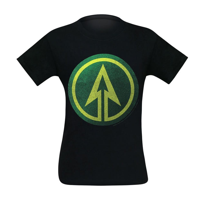 Green Arrow Symbol Mens T-Shirt Image 3