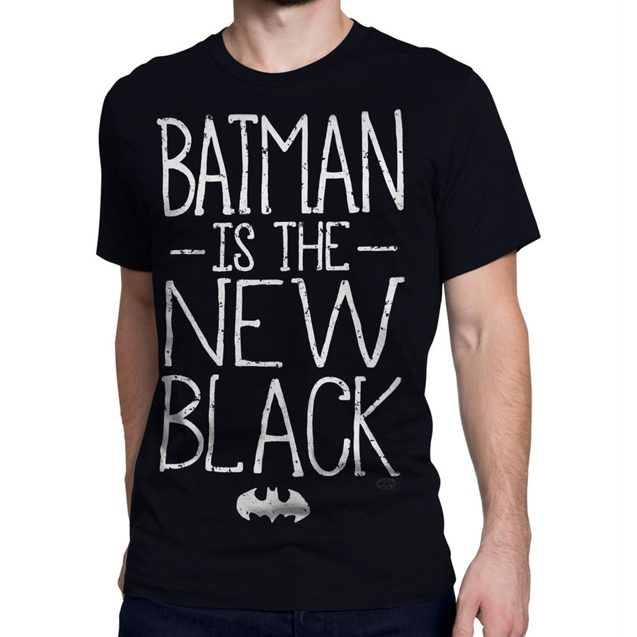 Batman Is the Black Mens T-Shirt Image 1