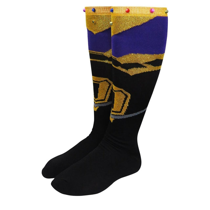 Avengers Infinity War Thanos Womens Knee High Socks Image 1