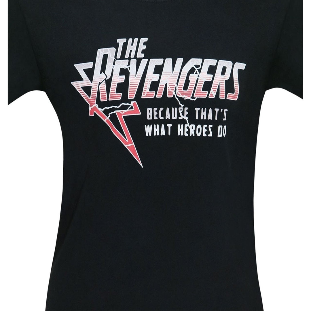 The Revengers Thats What Heroes Do Mens T-Shirt Image 2