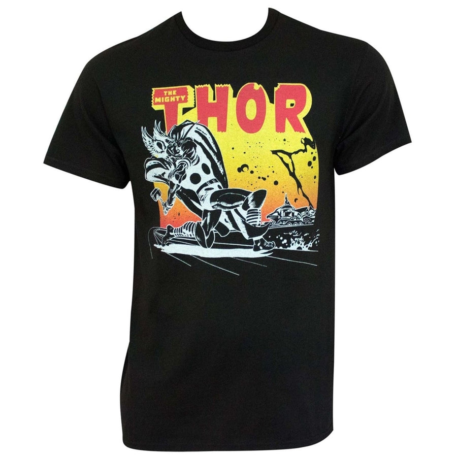 The Mighty Thor by John Buscema Mens T-Shirt Image 1