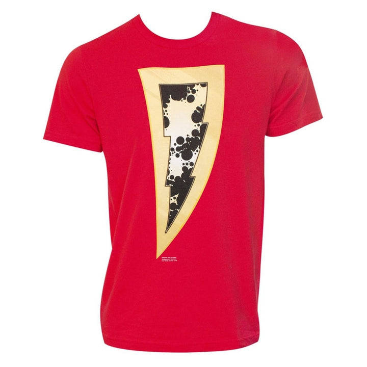 Shazam Lightning T-Shirt Image 1