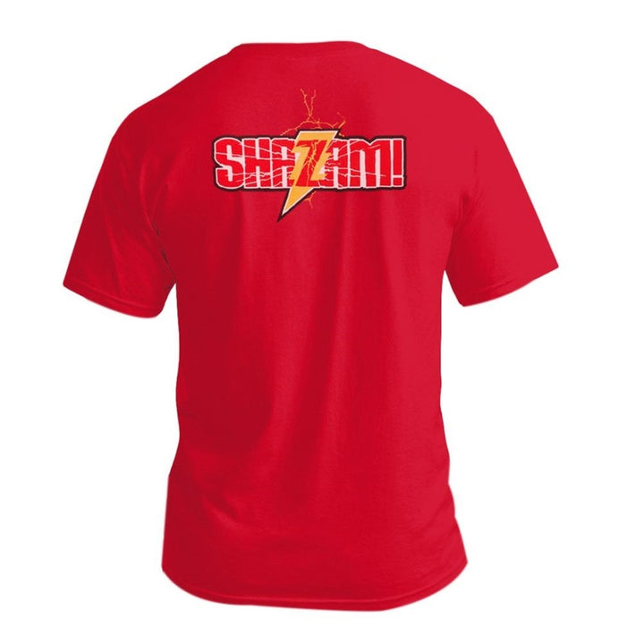 Shazam Lightning T-Shirt Image 2