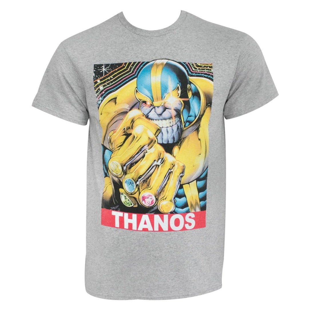 Thanos Come And Get Me Mens T-Shirt Image 1