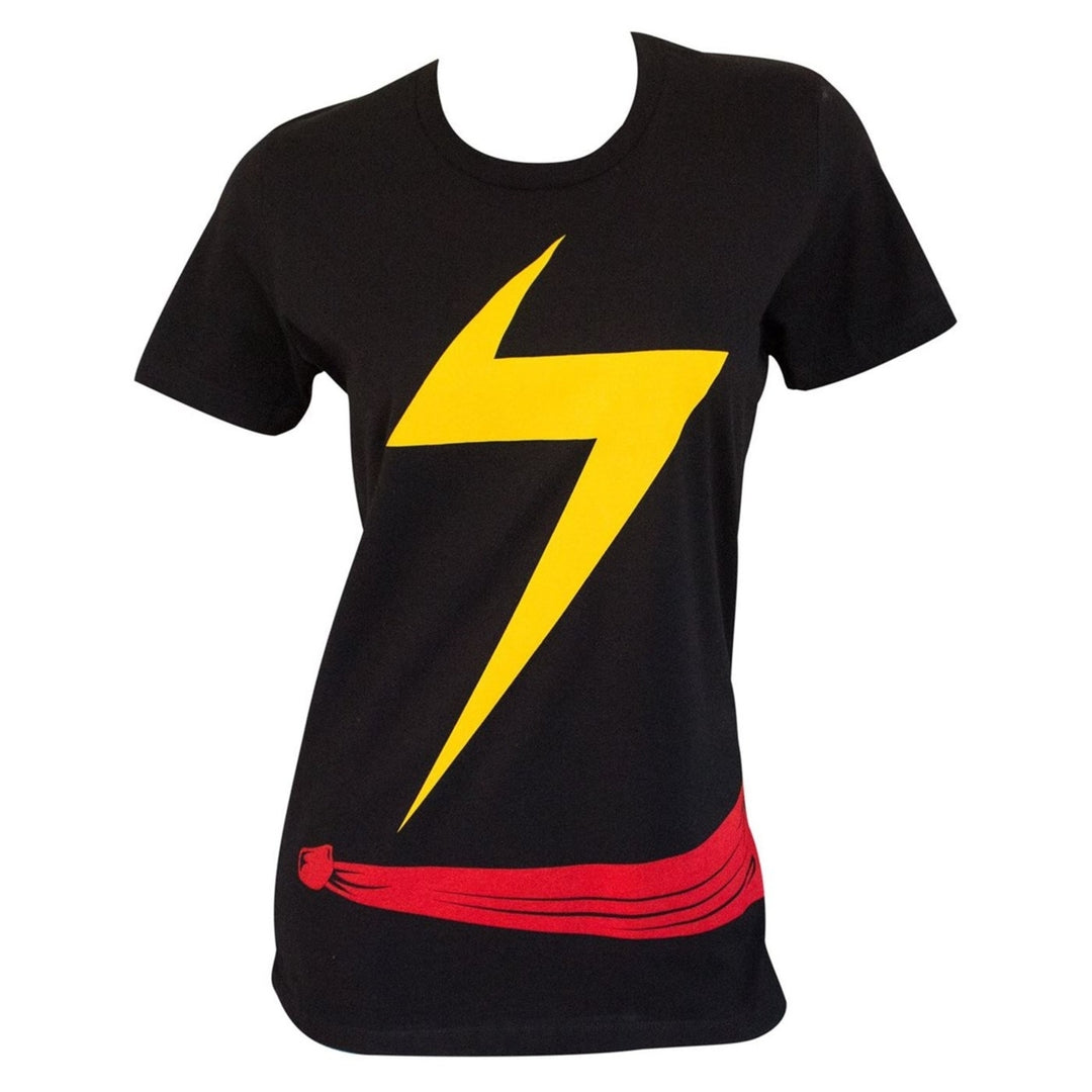 Ms. Marvel Womens Costume Standard T-Shirt Image 1