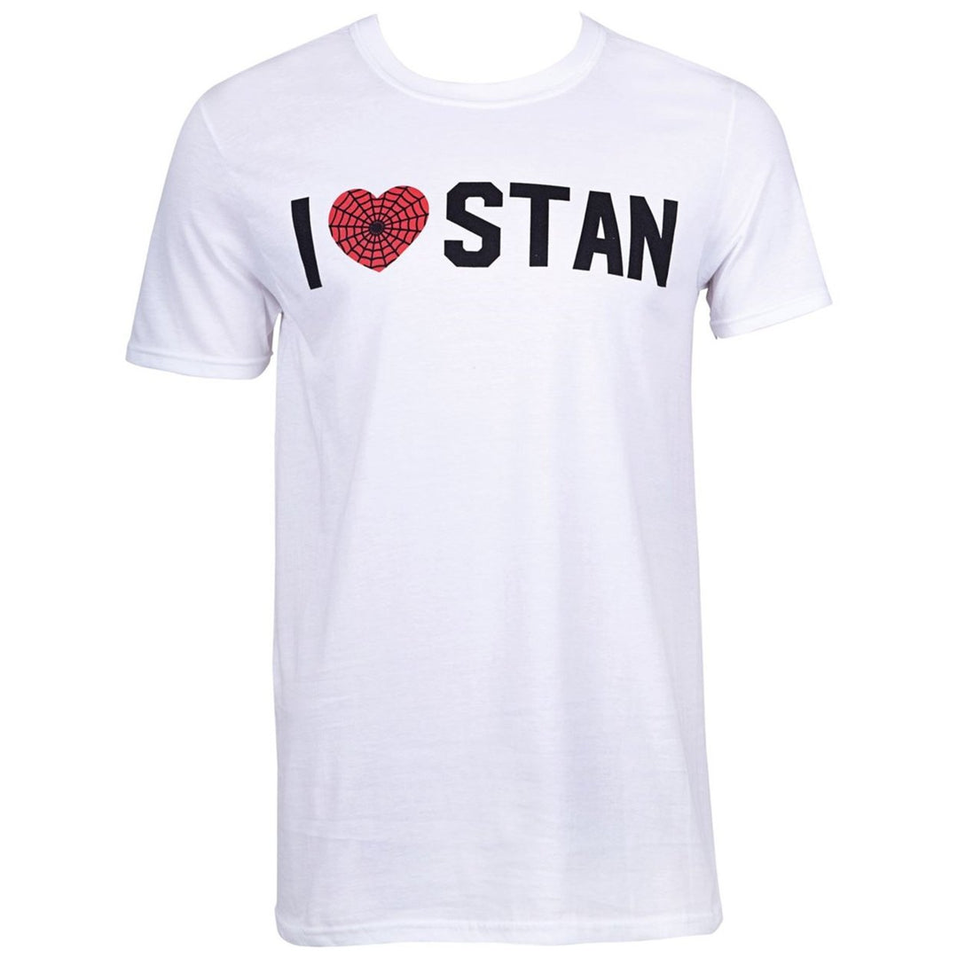 I Heart Stan Lee Mens T-Shirt Image 1