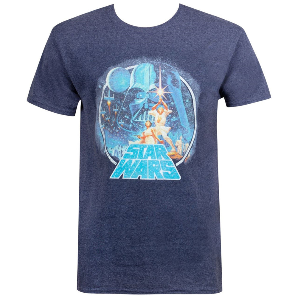 Star Wars Classic Scene Circle Mens T-Shirt Image 2