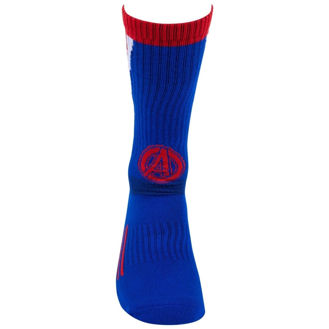 Captain America Two Pack Athletic Kids Socks Image 4