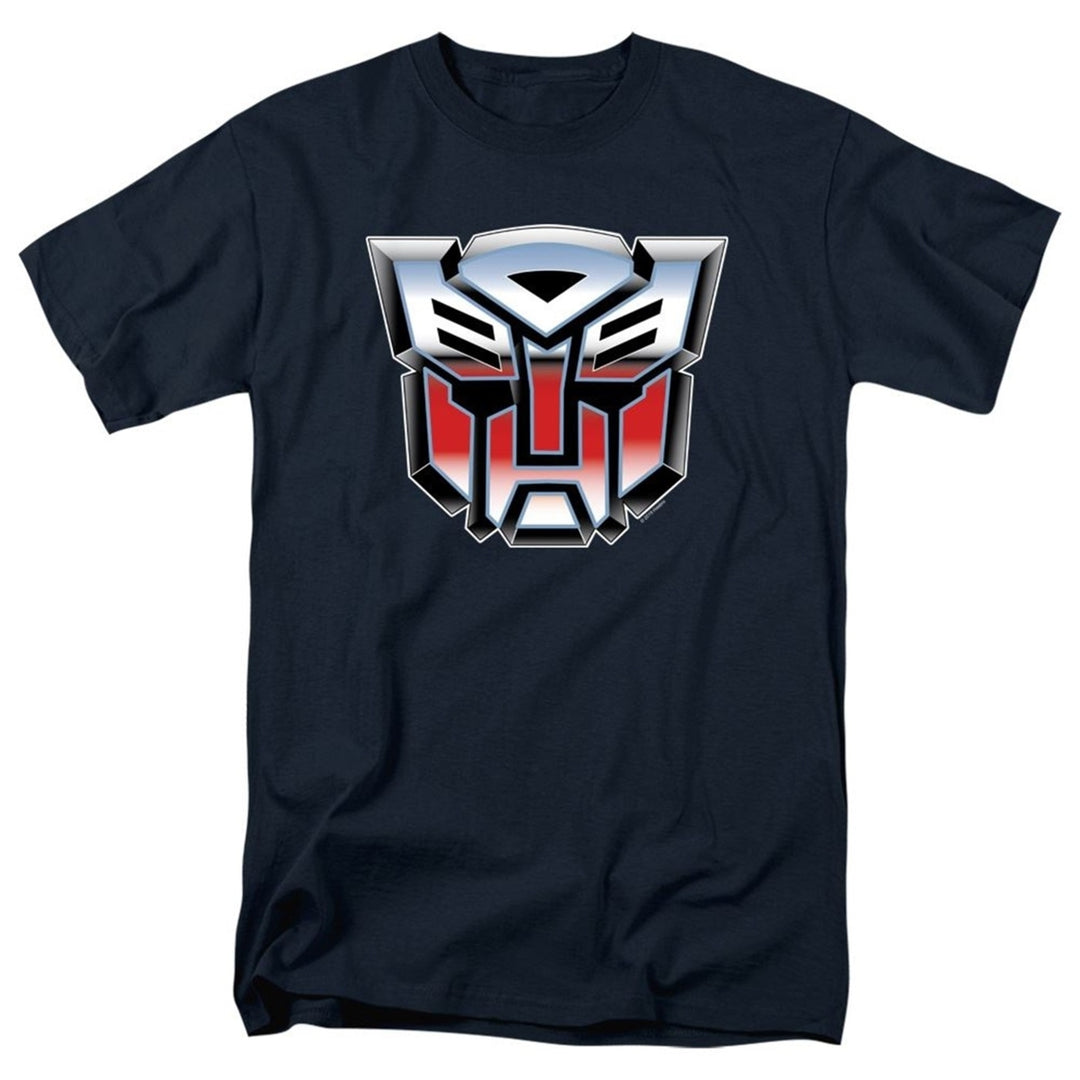 Transformers Autobot Logo Navy Blue Mens T-Shirt Image 1