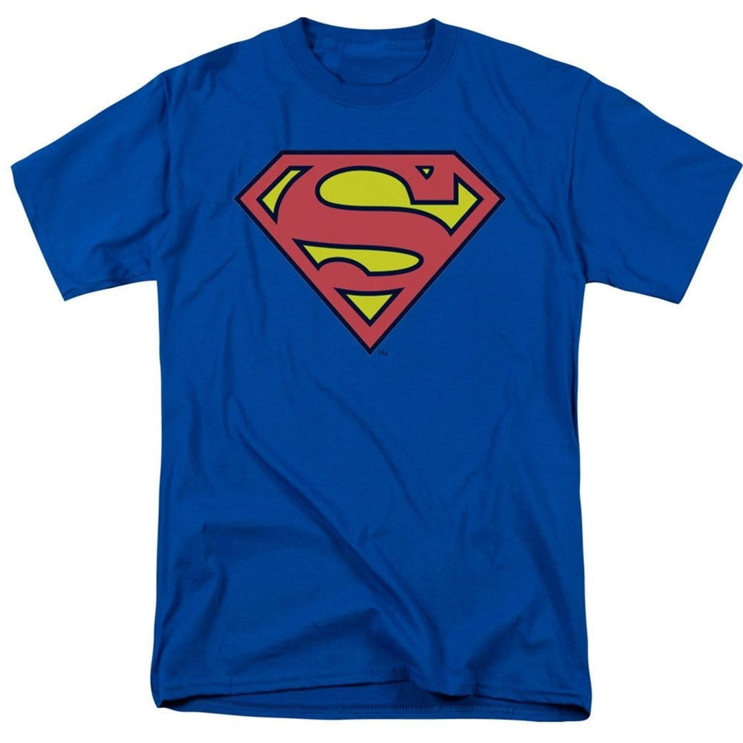 Superman Reversible Mask Mens T-Shirt Image 3