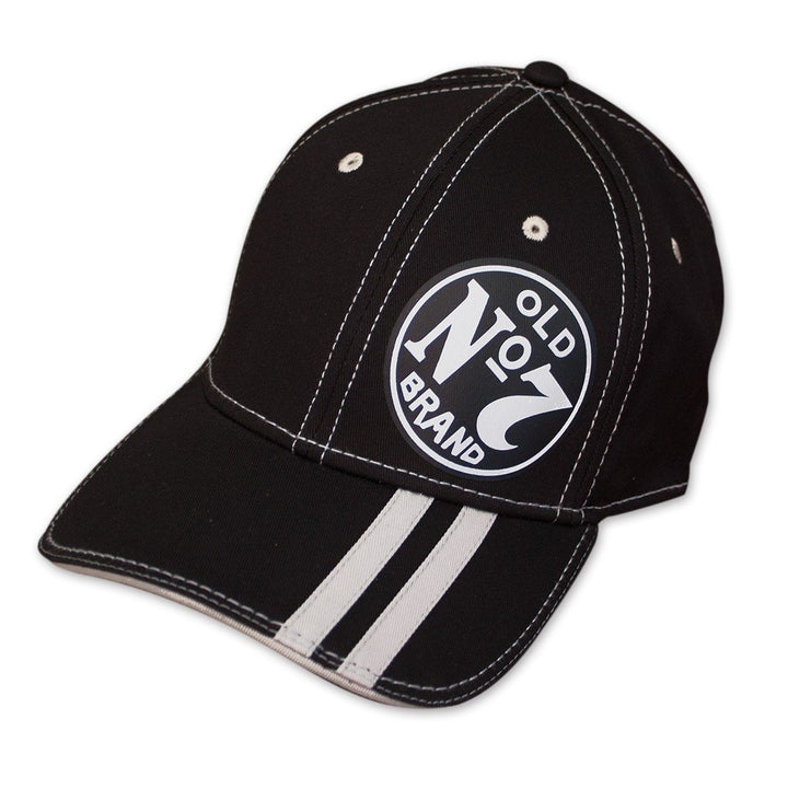 Jack Daniels Old No. 7 Striped Brim Flex Fit Hat Image 1