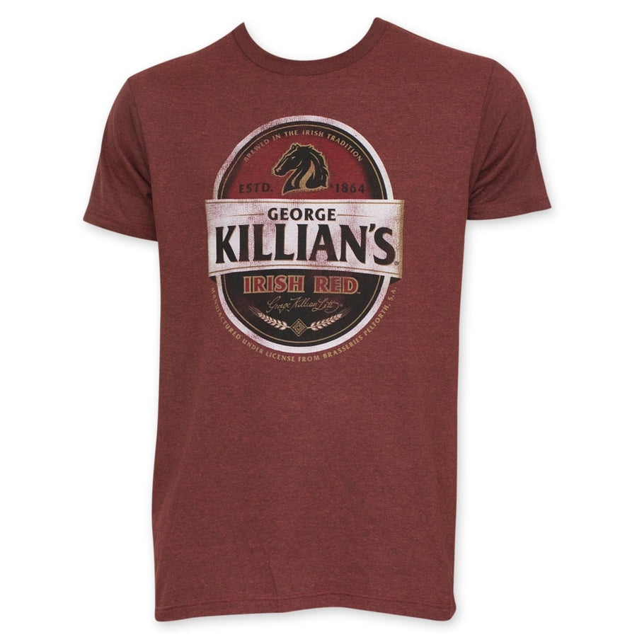 Killians Irish Red Mens Red Tee Shirt Image 1