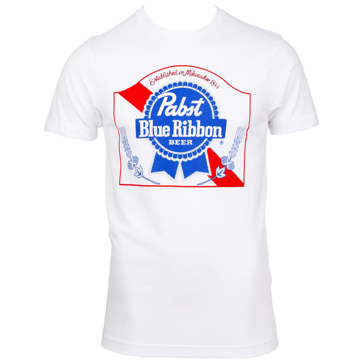 Pabst Blue Ribbon Classic Logo T-Shirt Image 1