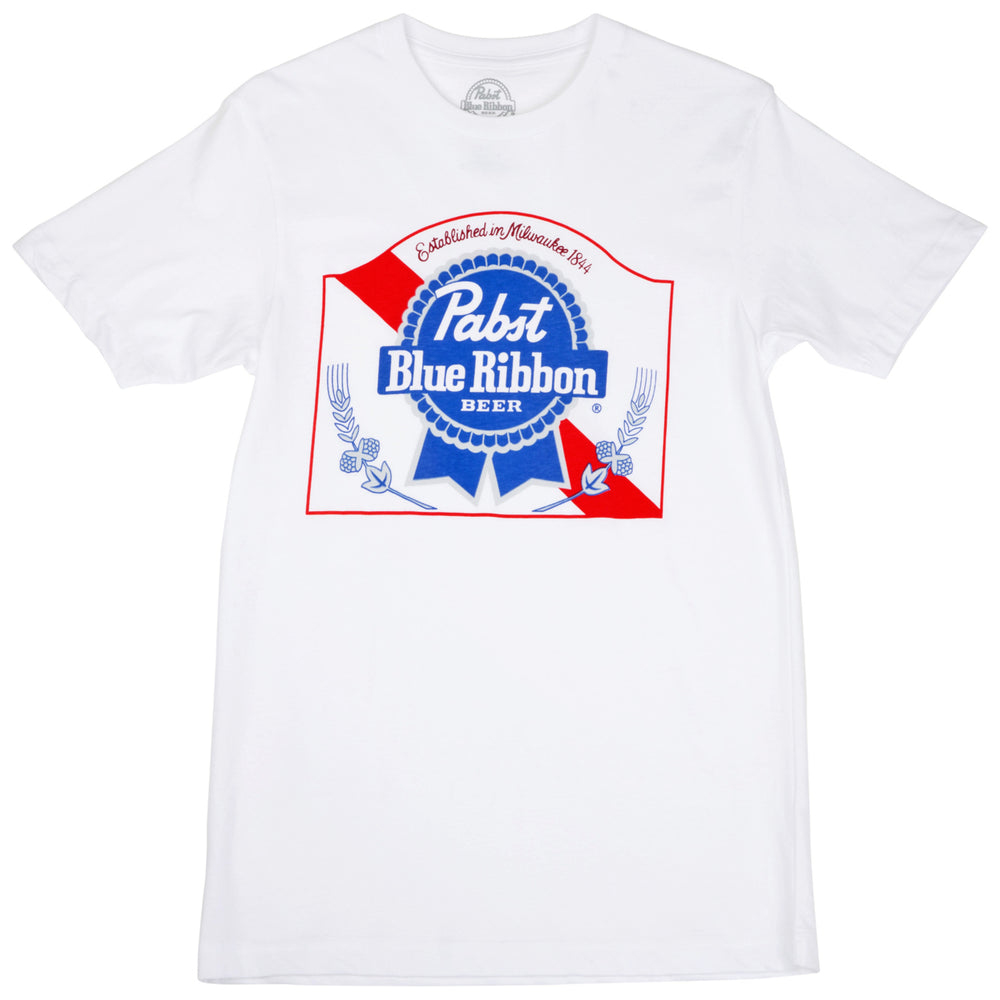 Pabst Blue Ribbon Classic Logo T-Shirt Image 2