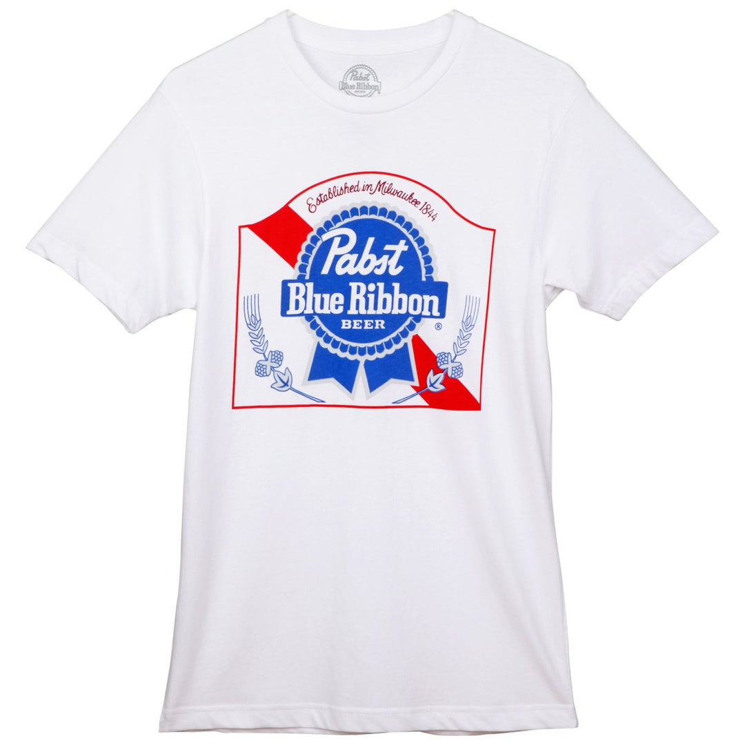 Pabst Blue Ribbon Classic Logo T-Shirt Image 3