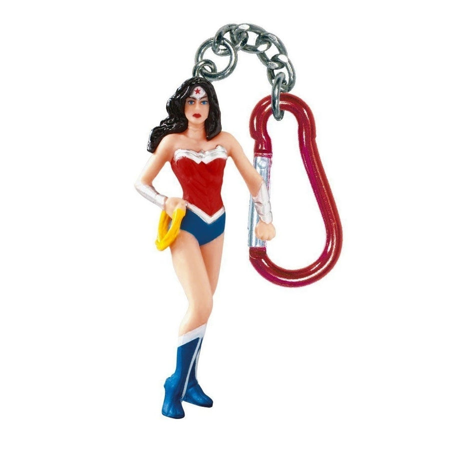Wonder Woman Plastic Figure Keychain Image 1