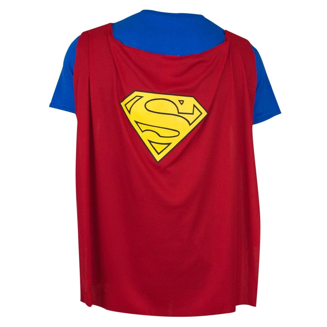 Superman Cape Costume Tee Shirt Image 2