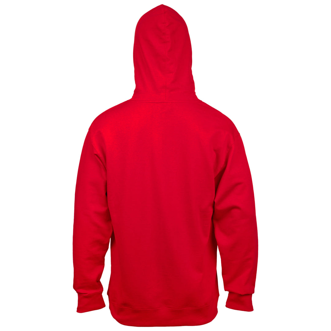 Budweiser Classic Logo Red Hoodie Sweatshirt Image 3