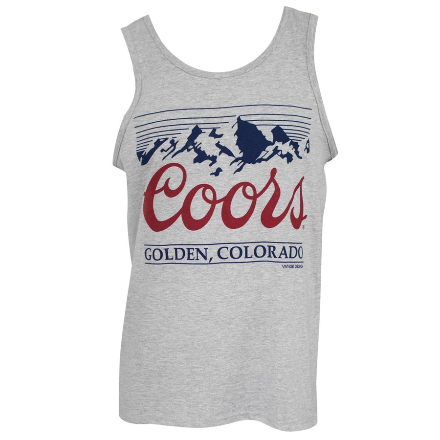 Coors Golden Colorado Grey Tank Top Image 1