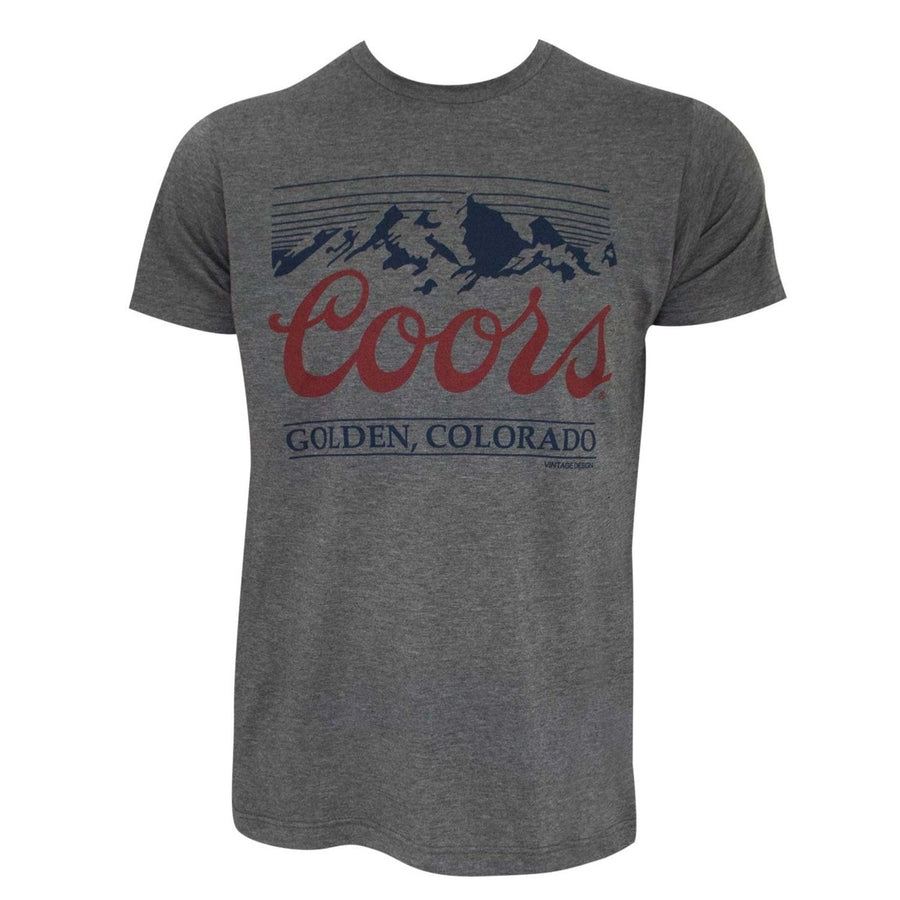 Coors Golden Colorado Grey Tee Shirt Image 1