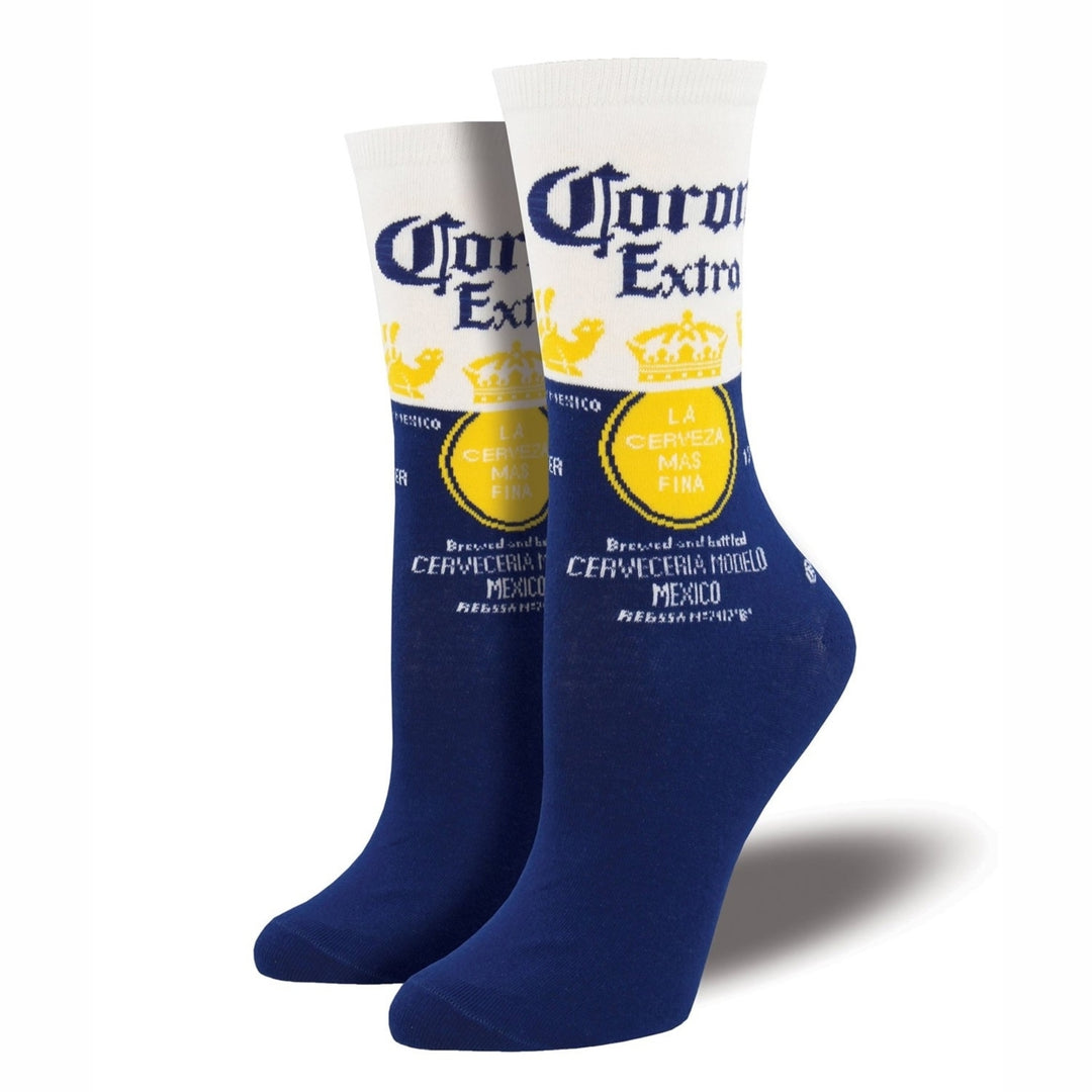 Corona Extra Classic Logo Womens Socks Image 1