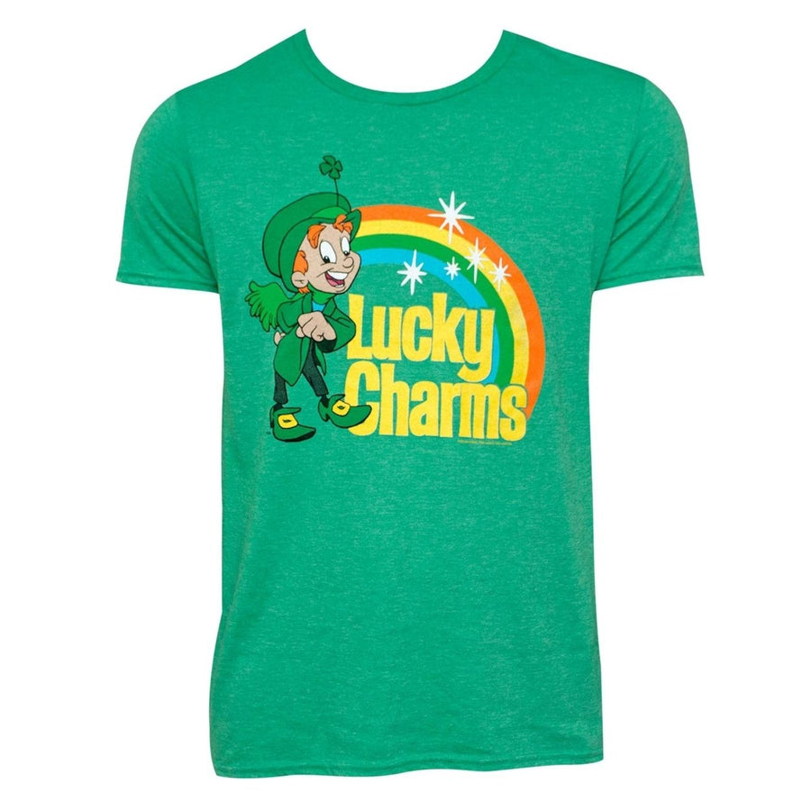 Lucky Charms Logo Green Tee Shirt Image 1