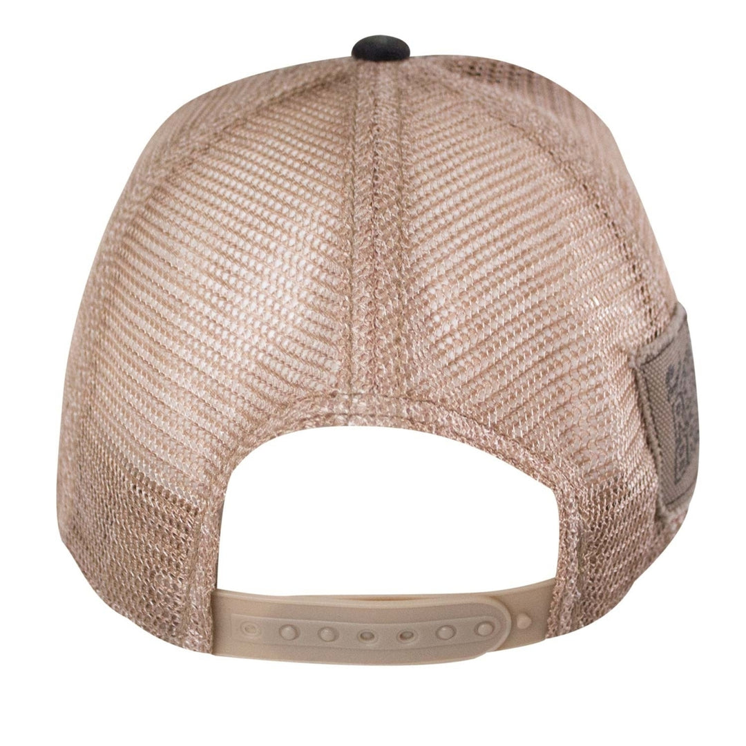 Strohs Beer Logo Retro Brand Brown Mesh Hat Image 2