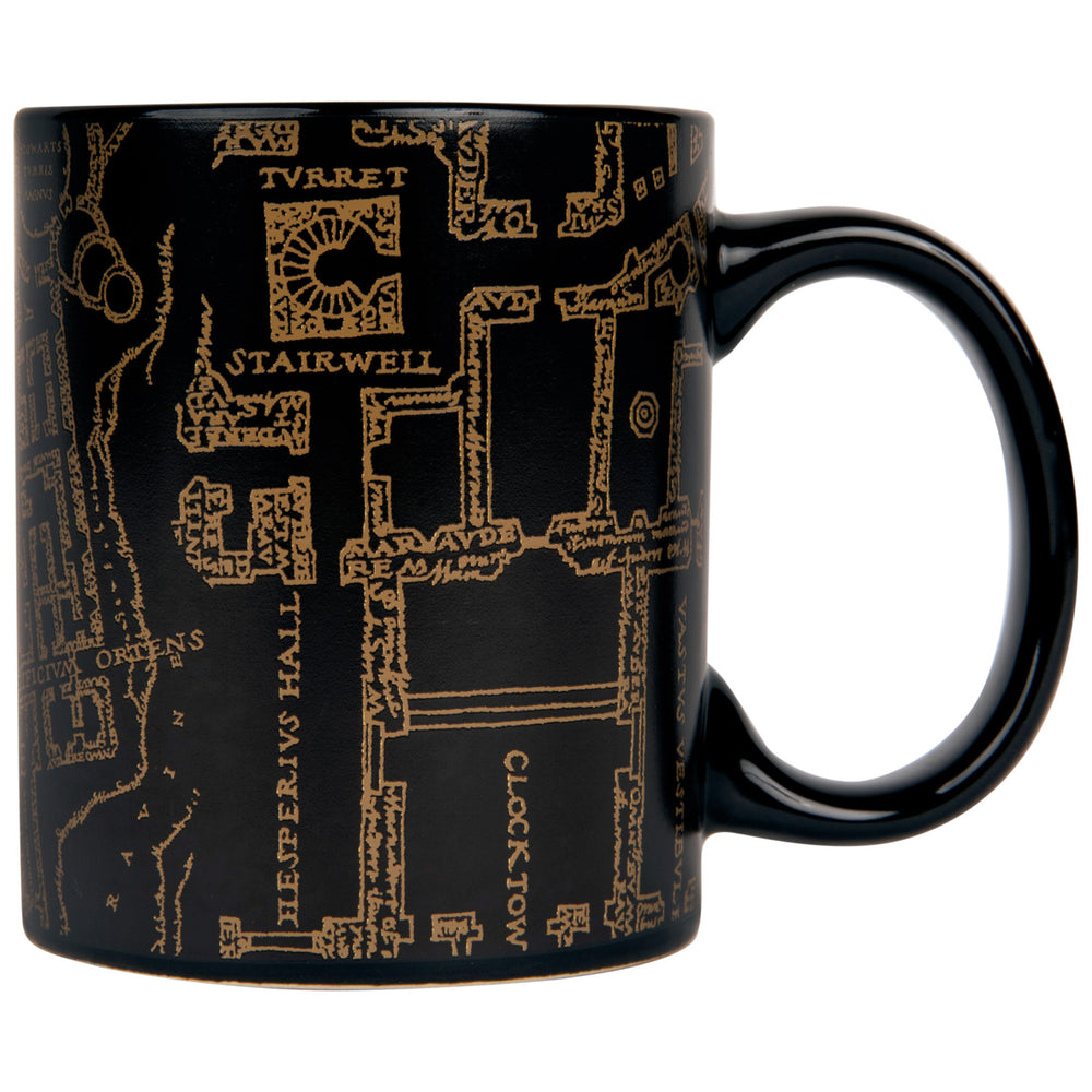 Harry Potter Hogwarts Marauders Map Heat Change Mug Image 2