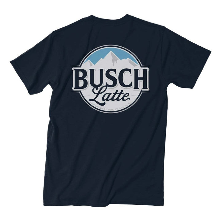 Busch Latte Dark Navy Pocket Tee Shirt Image 3