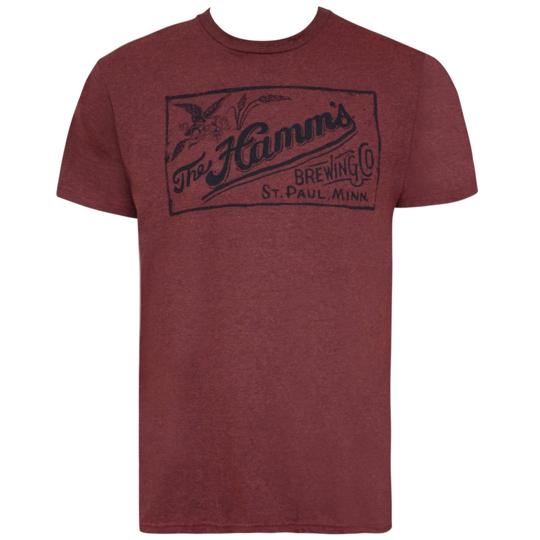 Hamms Crimson Red Tee Shirt Image 1