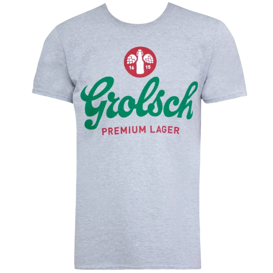 Grolsch Logo Grey Tee Shirt Image 1