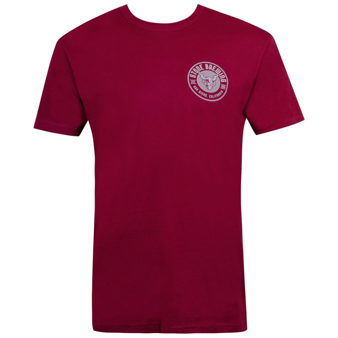 Stone Brewing Criterion Maroon Tee Shirt Image 3