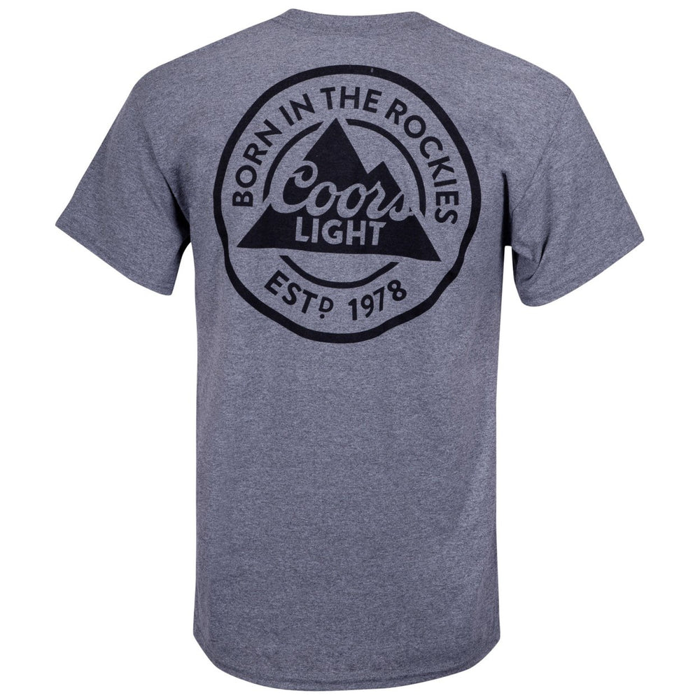 Coors Light Grey Pocket Tee Shirt Image 2