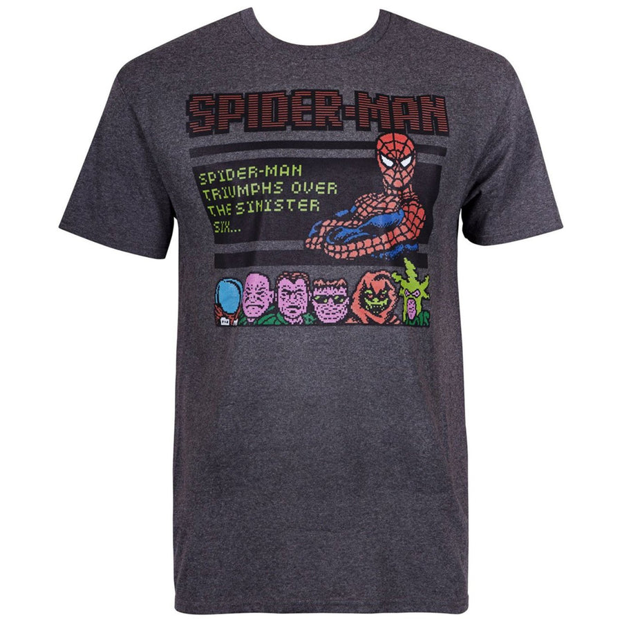 Spider-Man Arcade Style Mens T-Shirt Image 1