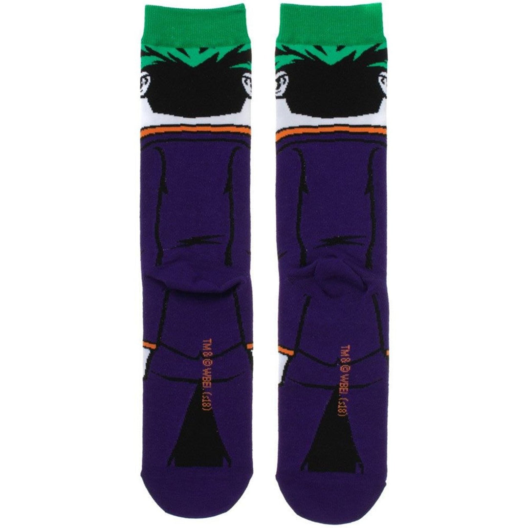 Joker Rebirth 360 Character Crew Socks Image 3