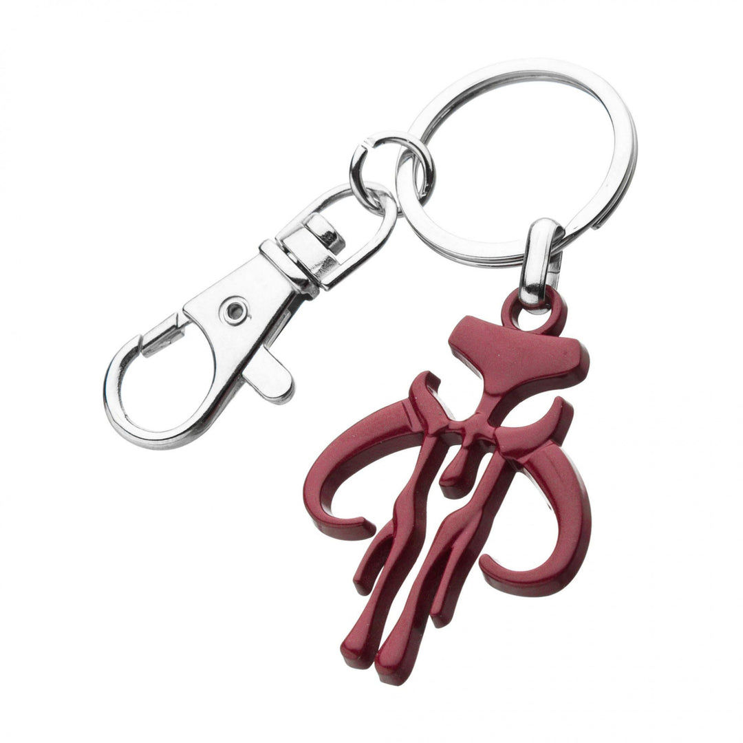 Star Wars Mandalorian Symbol Keychain Image 2