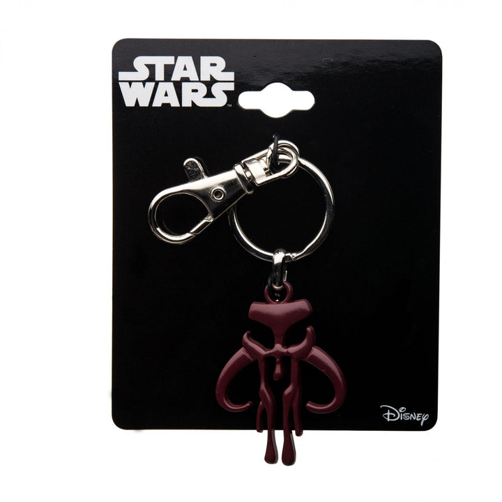 Star Wars Mandalorian Symbol Keychain Image 3