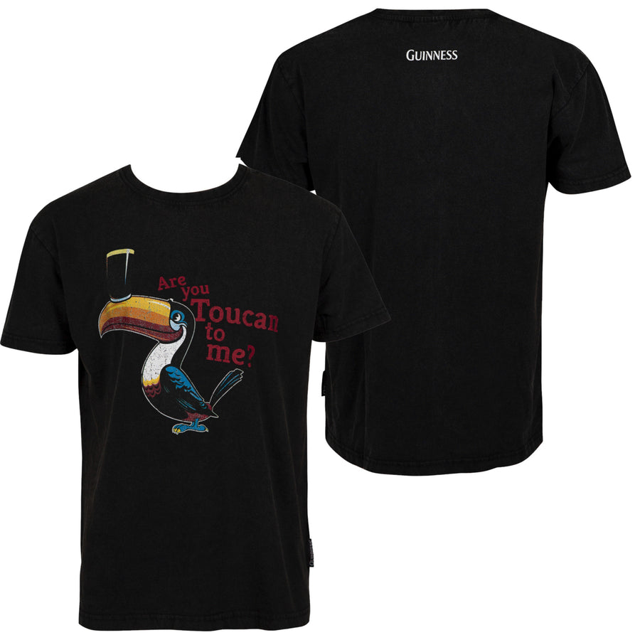 Guinness Are You Toucan To Me Black Tee Shirt Image 1