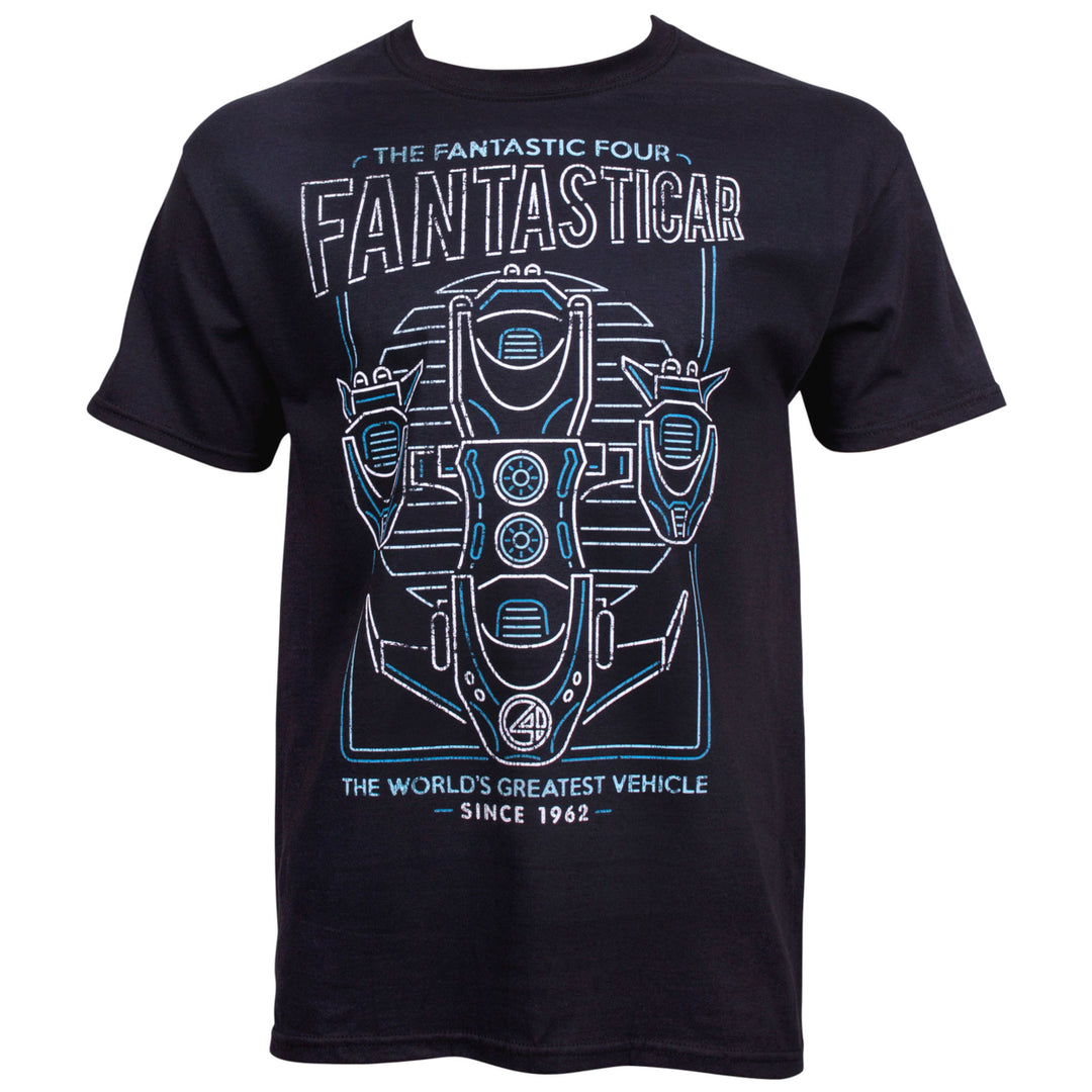 Fantastic Four Fantasticar T-Shirt Image 1