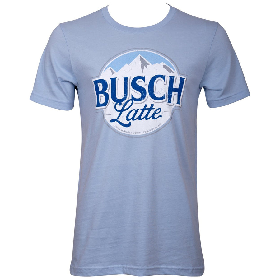 Busch Latte Mens Light Blue T-Shirt Image 1