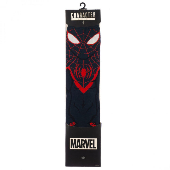 Miles Morales Spider-Man 360 Character Crew Socks Image 3