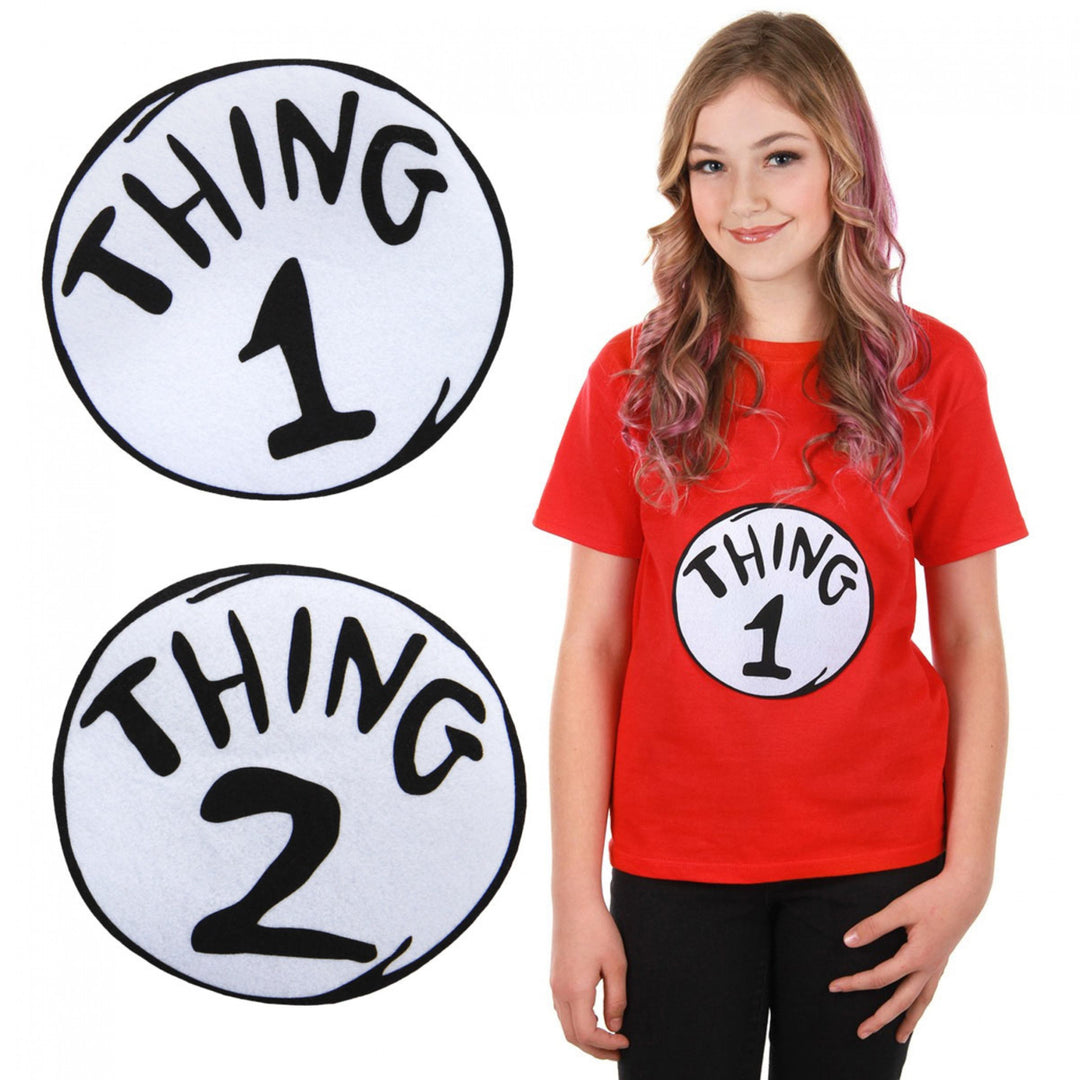 Dr. Seuss Thing 1 and 2 Patch Set Image 1