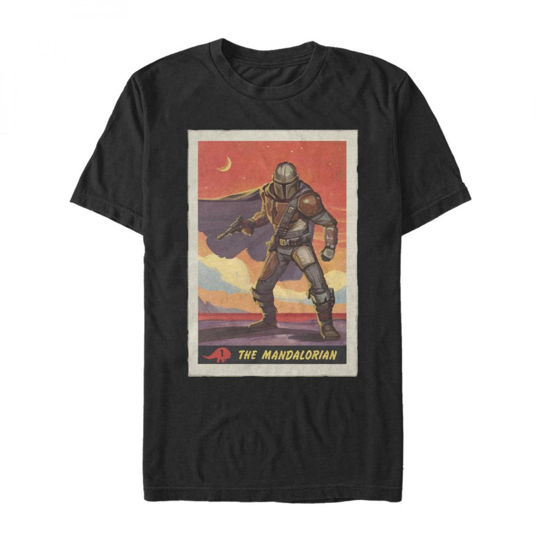 The Mandalorian Trading Card T-Shirt Image 1