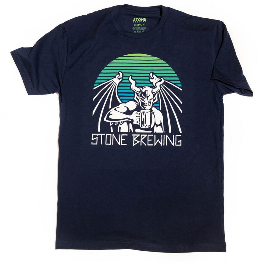 Stone Brewing Co. Mens Navy Blue Archetype T-Shirt Image 1