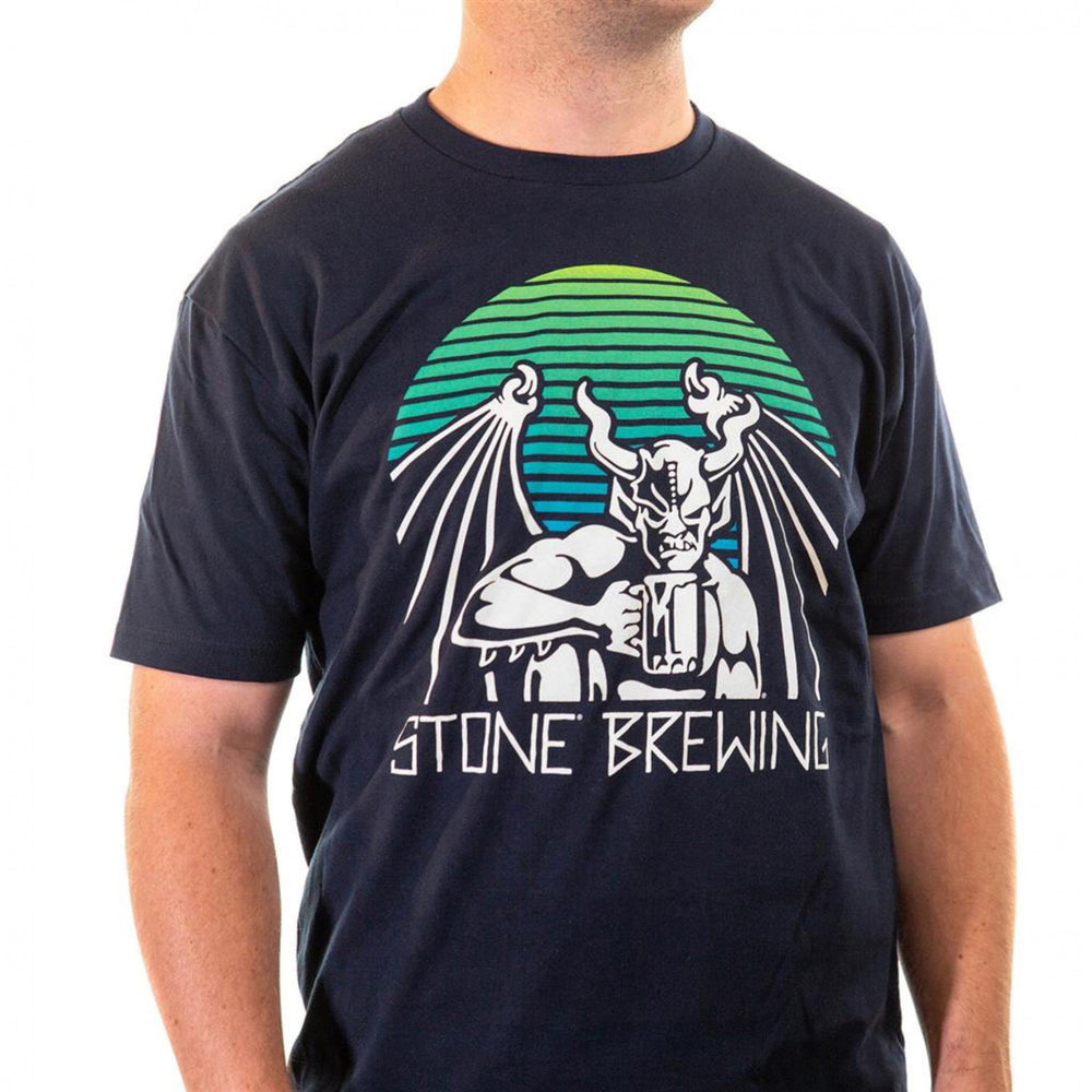 Stone Brewing Co. Mens Navy Blue Archetype T-Shirt Image 2