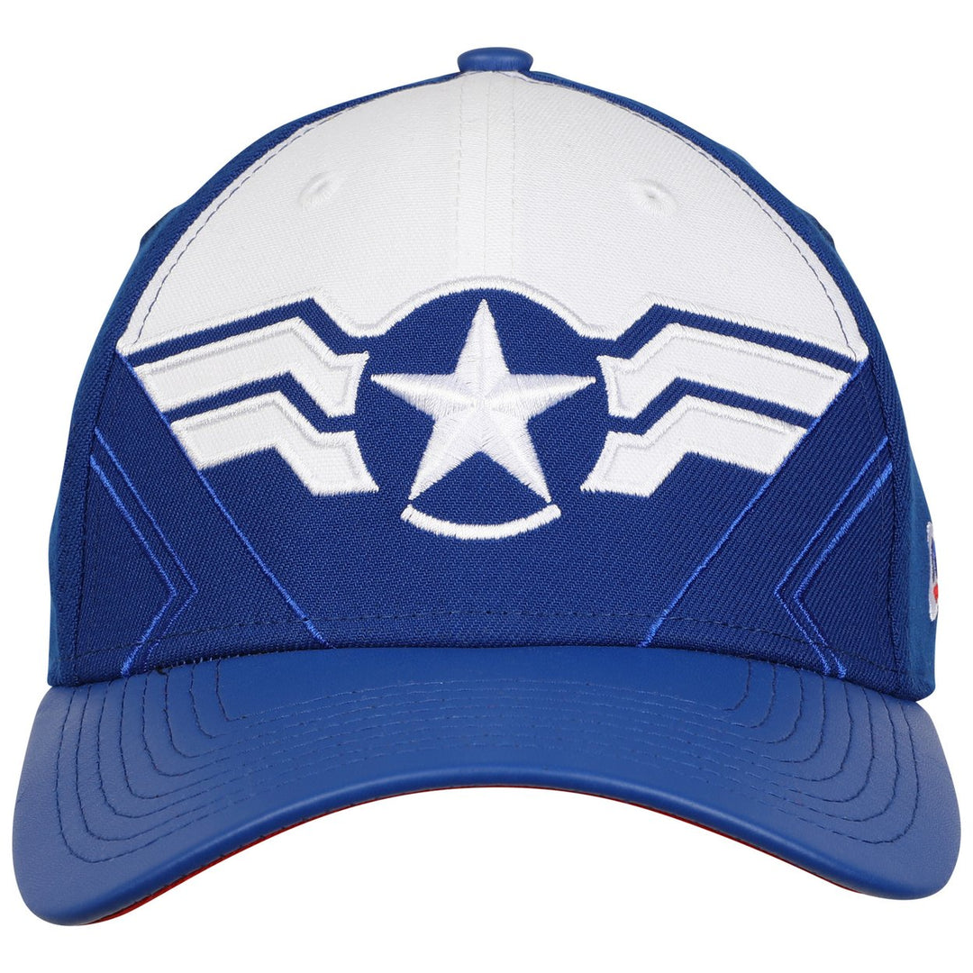 All Captain America Armor 39Thirty Flex Fitted Era Hat Image 2