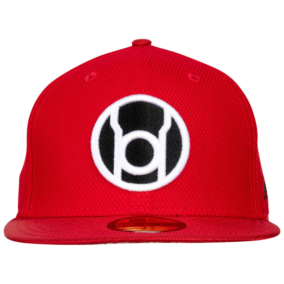 Red Lantern Symbol Armor Era 59Fifty Fitted Hat Image 2