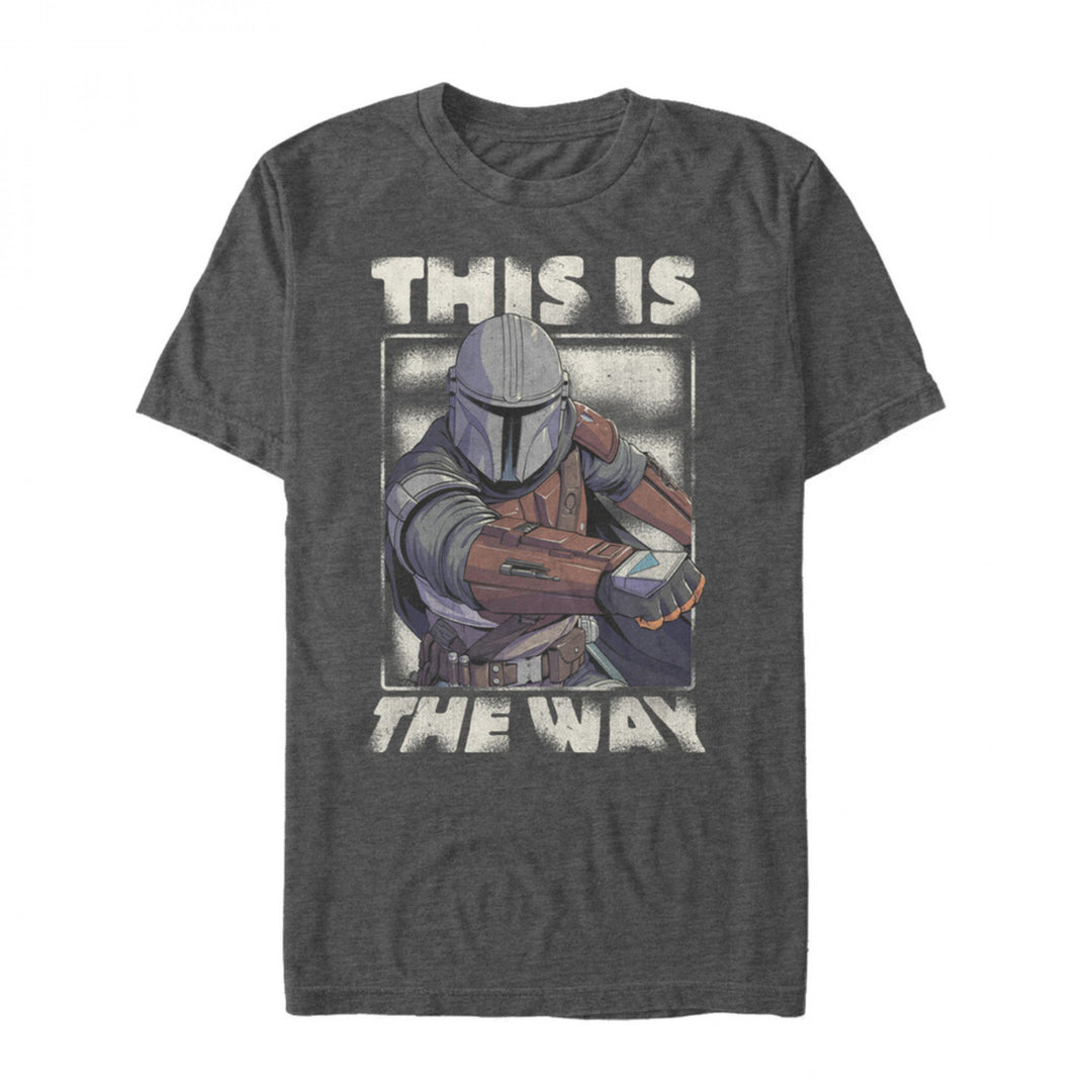 The Mandalorian This is the Way Grey T-Shirt Image 1