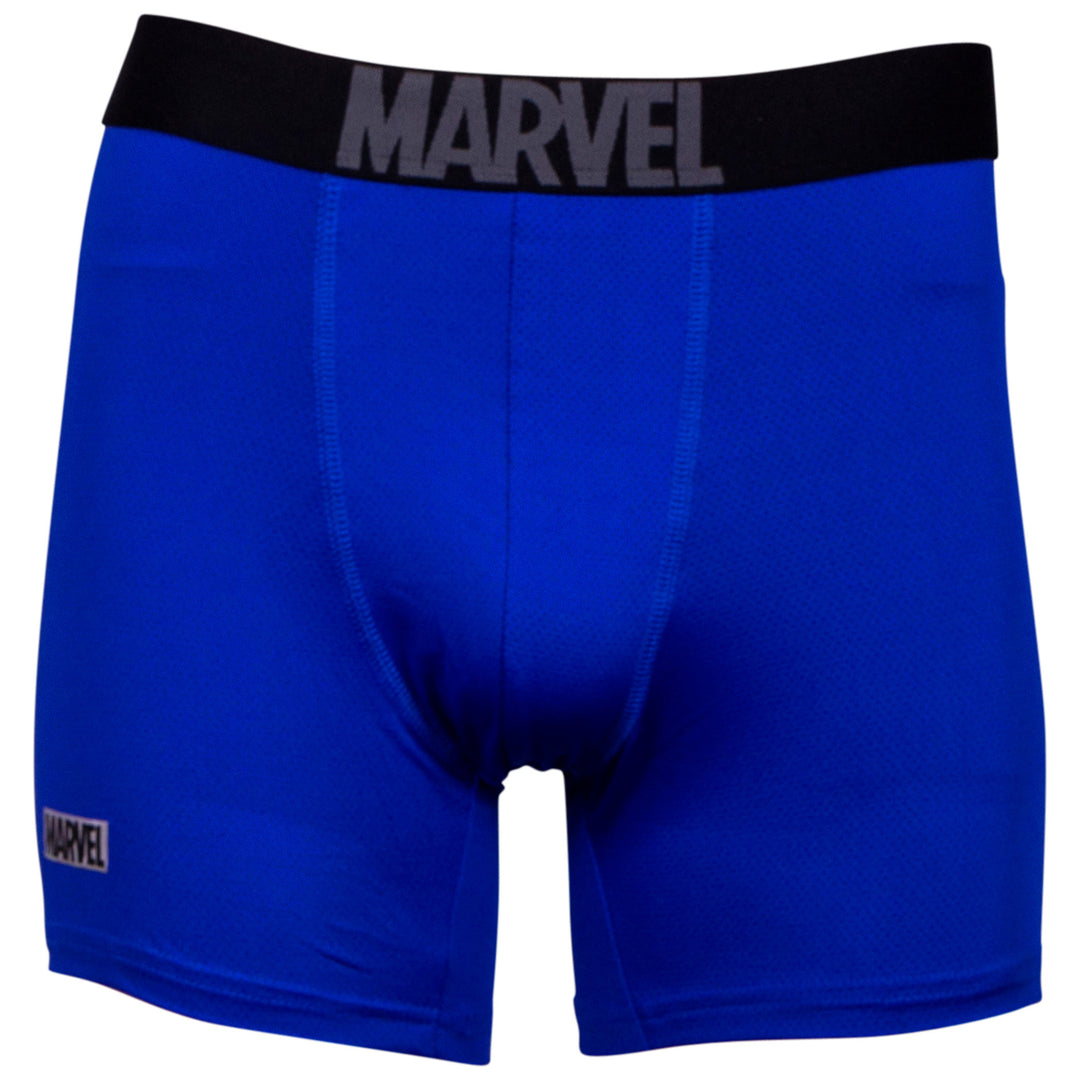 Captain America Performance Mesh Underwear Boxer Briefs 3-Pair Pack Image 3